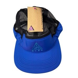 Nike ACG All Conditions Gear Mesh Trucker Cap Blue Black One Size Adjustable